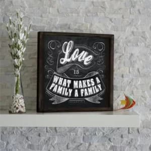 Image of KZM502 Brown White Black Decorative Framed MDF Painting