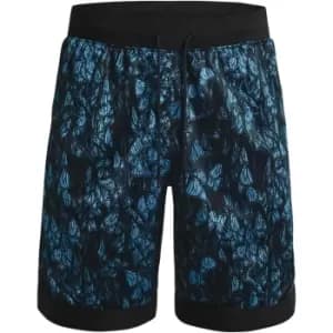 Image of Under Armour Curry Versa Mesh Shorts Mens - Blue