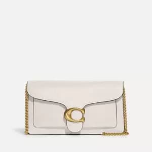 Image of Coach Tabby Chain Leather Clutch Bag