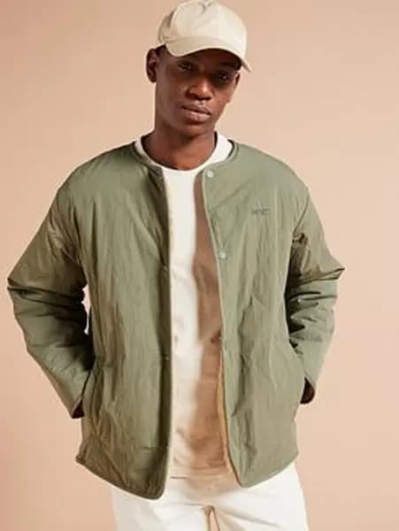Image of Abbotts Reversible Filled Cardi Jackets - Green