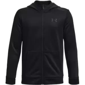 Image of Under Armour Armour Full Zip Fleece Junior Boys - Black