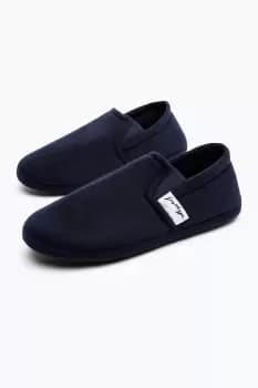 Image of Navy Slip On Slippers