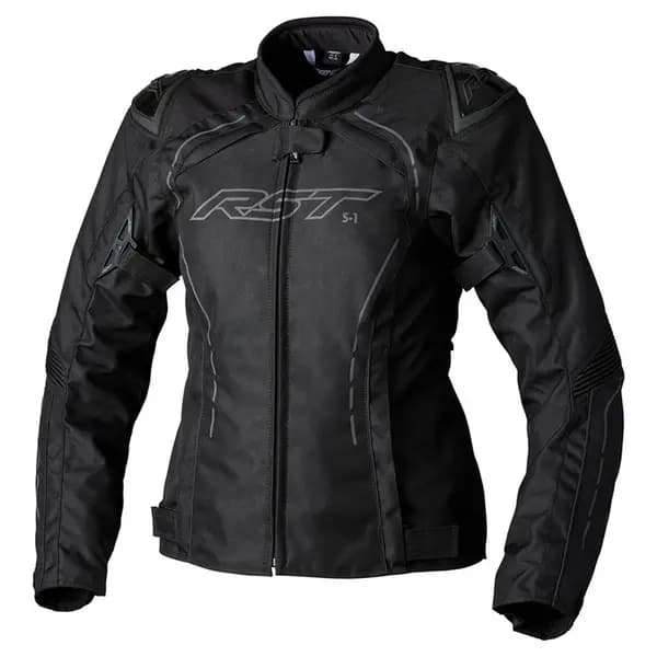 Image of RST S1 Ladies Textile Jacket Black Size 16