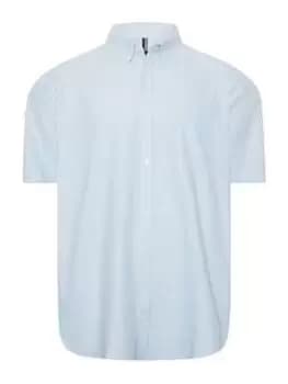 Image of BadRhino Oxford Stripe Shirt, White, Size L, Men