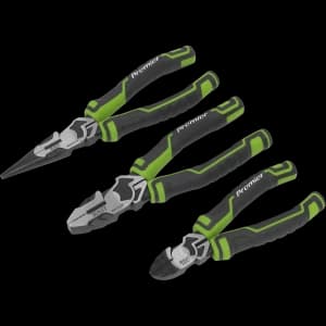 Image of Sealey AK8376HV 3 Piece High Leverage Hi Vis Plier Set