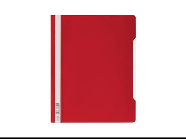 Image of Durable Clear View Project Folder Document Report File - 50 Pack - A4 DRBE257003