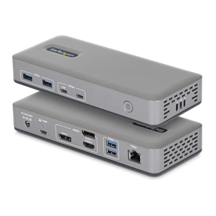 Image of StarTech.com .com - Docking station - for laptop - USB-C 3.2 Gen 2 - 2
