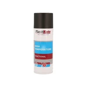 Image of PlastiKote Trade High Temperature Spray Paint Black 400ml