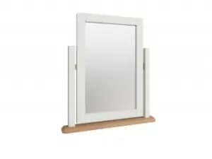 Image of Kenmore Patterdale White Wooden Dressing Table Mirror