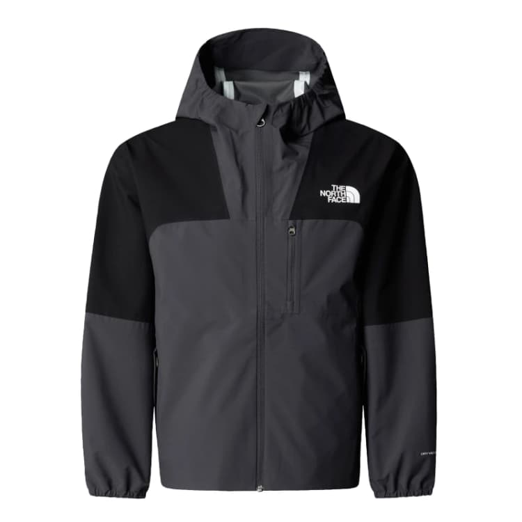 Image of The North Face Hike Packable Shell Junior Boys Black Grey Kt0 male S