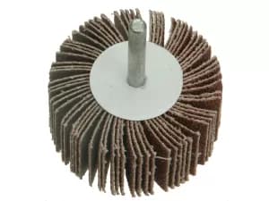 Image of Faithfull Abrasive Flap Wheel 50mm 20mm 100g