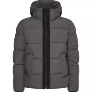 Image of Calvin Klein Crinkle Nylon Puffer Jacket - Grey