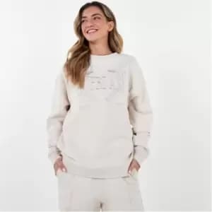 Image of Everlast Laurel Crew Neck Sweatshirt - Beige