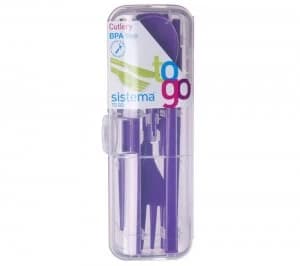 Image of Sistema Cutlery To Go Lime