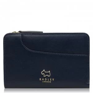 Image of Radley Pockets Medium Zip Around Purse - Navy