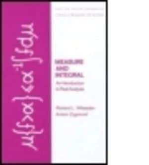 Image of Measure and Integral by Richard Wheeden Hardback