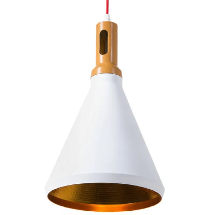 Image of Beliani Pendant Lamp Mackenzie Metal White