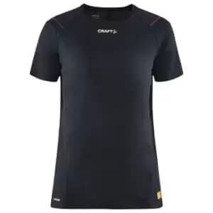 Image of Craft Womens/Ladies Pro Hypervent T-Shirt (S) (Black)