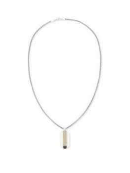 Image of Tommy Hilfiger Stainless Steel with Gold IP Necklace, One Colour, Men