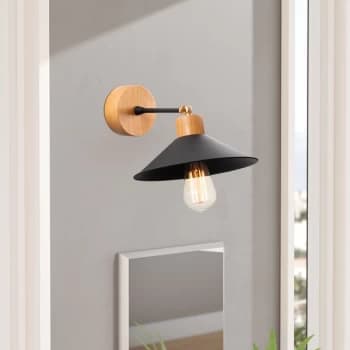 Image of Manavgat - N-620 Black Wall Lamp