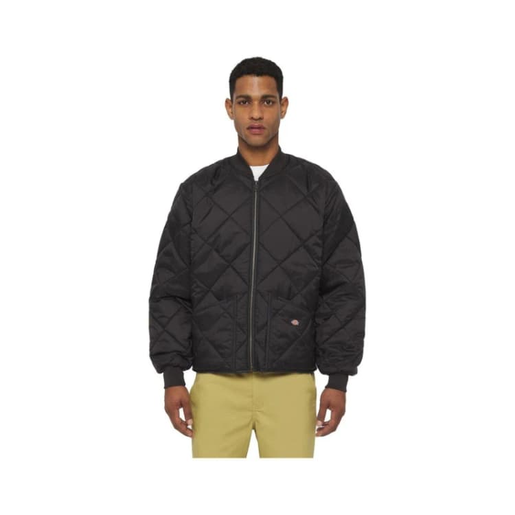 Image of Dickies Diamond Quilted Nylon Jacket - Black 3XL
