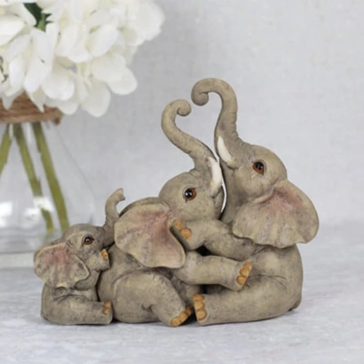 Image of Elephant Family Ornament