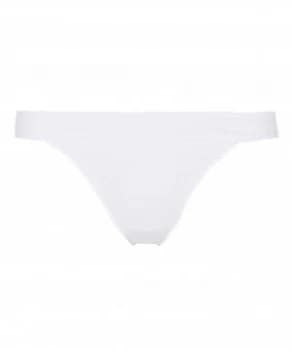 Image of DKNY Classic cotton lace trim bikini White