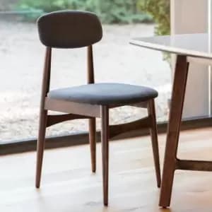 Image of Crossland Grove Sevilla Chair (Set of 2) Dark Wood 440X500X860mm