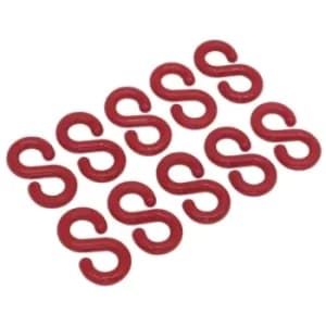 Image of Plastic Chain S-Hook Pack of 10