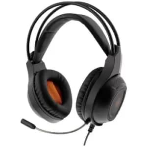 Image of DELTACO GAMING DH210 Gaming On-ear headset Corded (1075100) Stereo Black