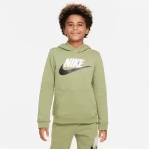 Image of Nike Club Fleece Pullover Hoodie Junior Boys - Green