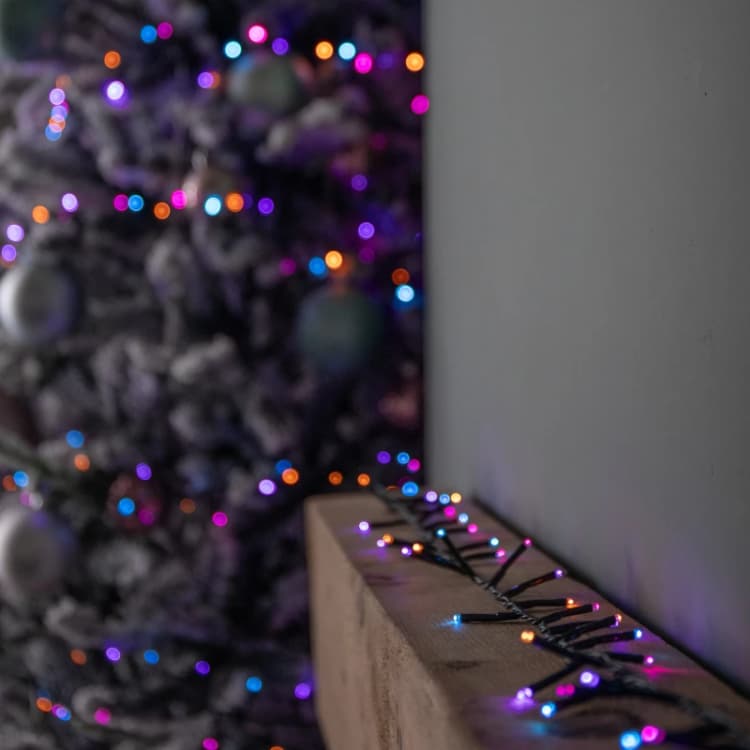 Image of 125m Treebrights Christmas Lights with 5000 LEDs in Rainbow with Timer