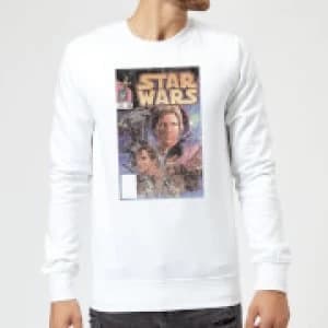 Image of Star Wars Classic Comic Book Cover Sweatshirt - White - L