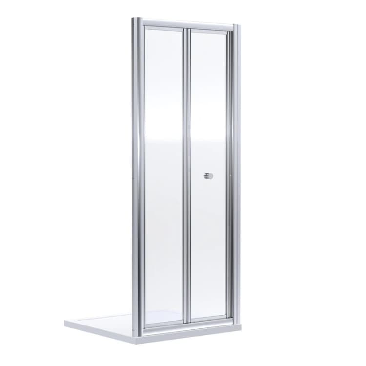 Image of nuie Rene 1900 x 760mm Bi-Fold Shower Door - Chrome, Silver SMBD76-E6