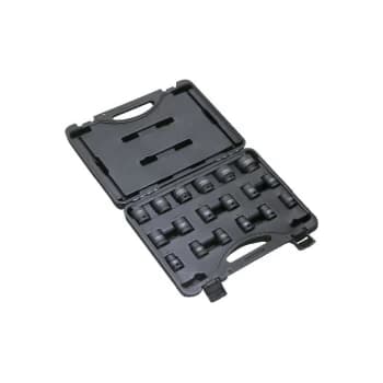 Image of PM18M 1/2' Square Drive Impact Socket Set - 18 Piece - Kennedy
