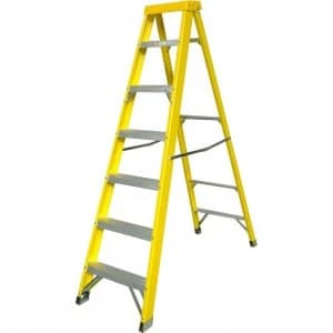 Image of Zarges Fibreglass Swingback Step Ladder 7