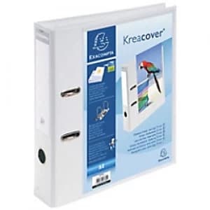 Image of Exacompta Presentation Ring Binder PVC A4 2 ring 75mm White
