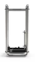 Image of Streacom DA6XL SFF Vertical Open Frame Steel PC Case - Chrome
