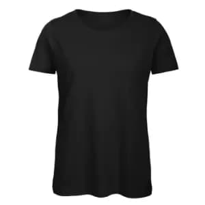 Image of B&C Womens/Ladies Favourite Organic Cotton Crew T-Shirt (XL) (Black)