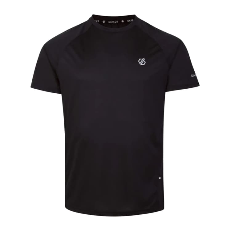 Image of Dare 2b Dare 2b Men 'Accelerate' Fitness T-Shirt in Jet Black Size: Small Jet Black S Male 5063019137025