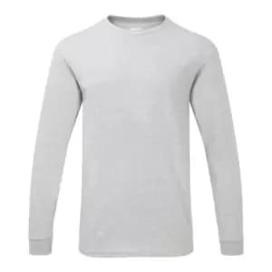 Image of Gildan Mens Hammer Heavyweight Long Sleeve T-Shirt (M) (Sport Grey)