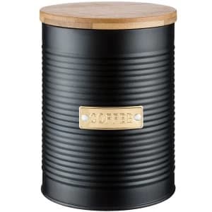 Image of Ravenhead Typhoon Living Otto Coffee Storage Container - Black