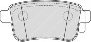 Image of Ferodo FDB4186 Brake Pad Set Rear Axle Premier Car