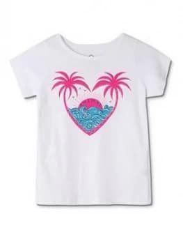Image of Animal Girls Abella Short Sleeve T-Shirt - White