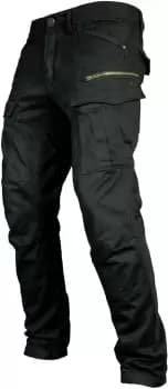 Image of John Doe Stroker Cargo XTM Motorcycle Textile Pants, black, Size 28, black, Size 28