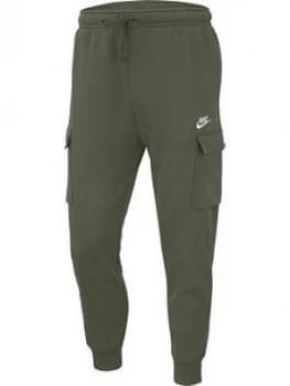 Image of Nike Sportswear Club Cargo Pants - Khaki, Size S, Men