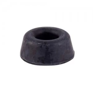 Image of Select Hardware Rubber Buffer Black 22mm 4 Pack