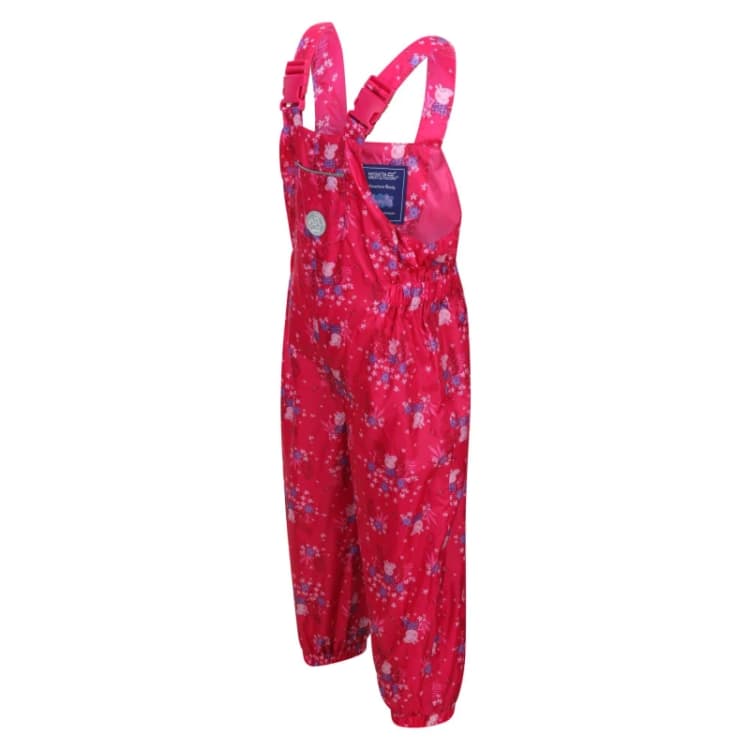 Image of Regatta Muddy Puddle Dungaree - Pink Pink C9-C12m
