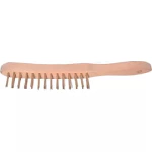 Image of Kennedy 2-Row Brass Wire Scratch Brush