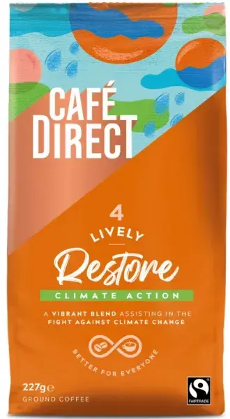 Image of Cafe Direct Lively Roast Ground Coffee 227g